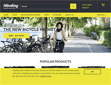 Tablet Screenshot of hovding.com